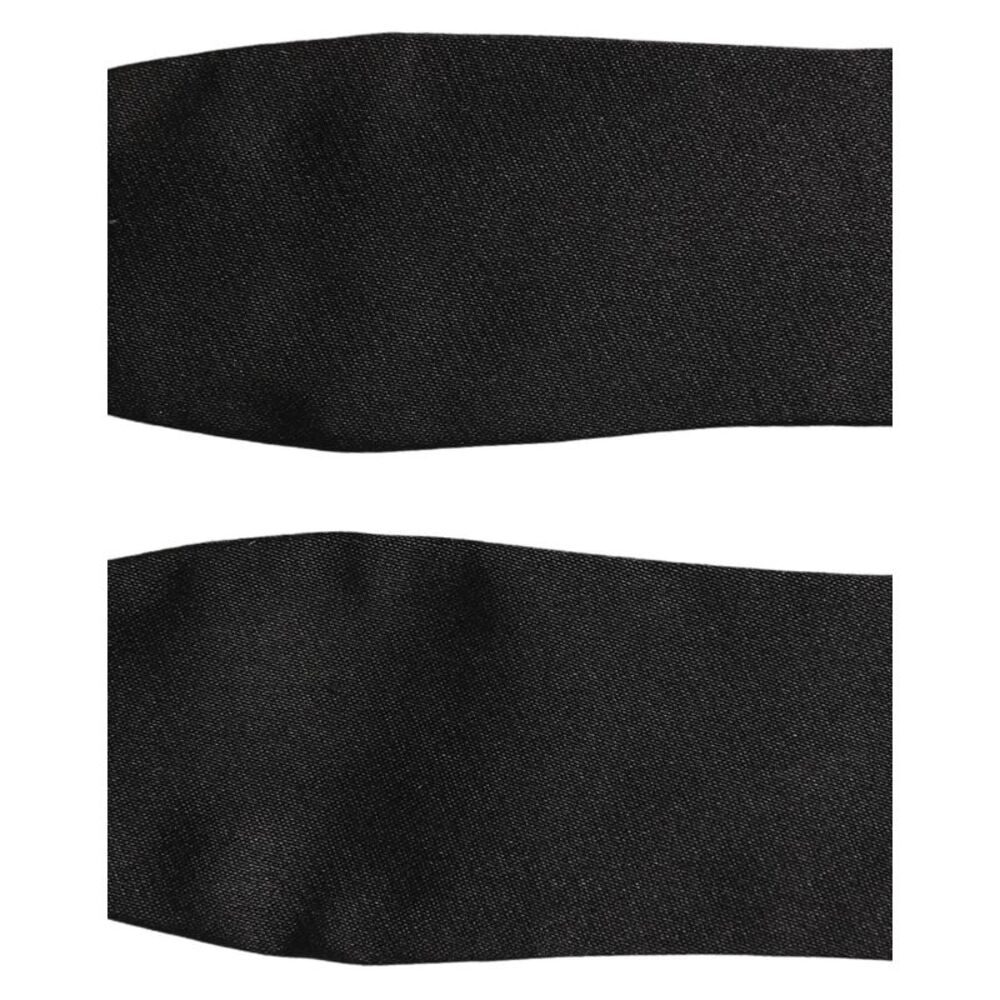 Dolce & Gabbana Men Black 100% Silk Adjustable Neck Papillon Bow Men's Tie